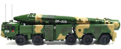 模型 东风21C/D模型 21D军绿迷彩