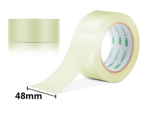 得力30248超市封箱胶带48mm*100y*50um(卷)(高透)