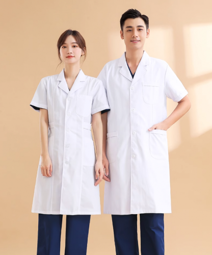 白大衣 半袖白大衣  涤棉半袖白大衣 可定制 具体定制内容联系客服