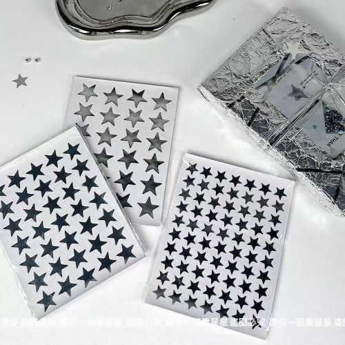 贴纸 星星贴纸 大中小号各一张