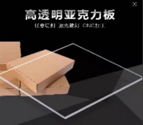 亚克力板 透明磨砂亚克力板 20*20cm*3mm面板