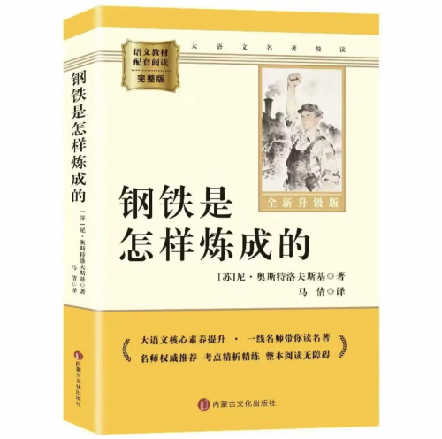 钢铁是怎样炼成的 初中七年级下册必读课外阅读书经典文学名著指定读物 无障碍阅读青少年文学